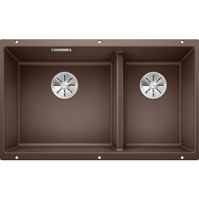 Zlewozmywak granitowy 72.5x40 cm brązowy 523160 Blanco Subline 430/270-U