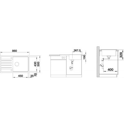 Zestaw Blanco 523328 + Oltens 35202100