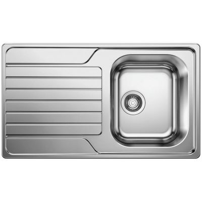 Zlewozmywak stalowy 86x50 cm 523374 Blanco Dinas 45 S