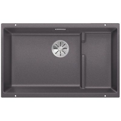 Zlewozmywak granitowy 70x40 cm szary/grafitowy/onyx 523453 Blanco Subline 700-U Level