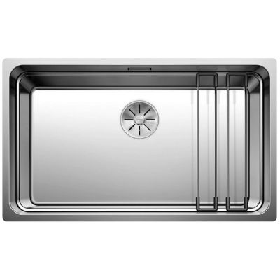 Zlewozmywak stalowy 74x44 cm stal 524270 Blanco Etagon 700-U