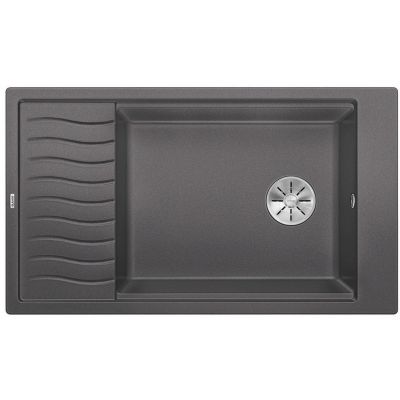 Zlewozmywak granitowy 86x50 cm szary/grafitowy/onyx 524871 Blanco Elon XL 8 S