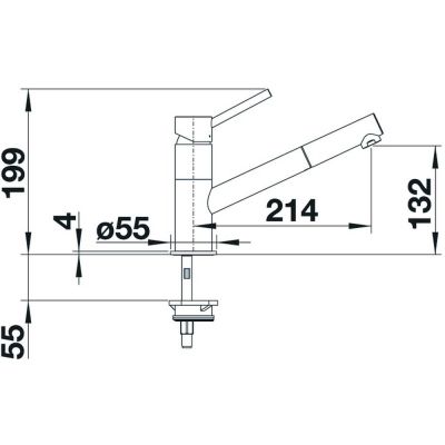 Blanco Kano-S 525043 bateria kuchenna