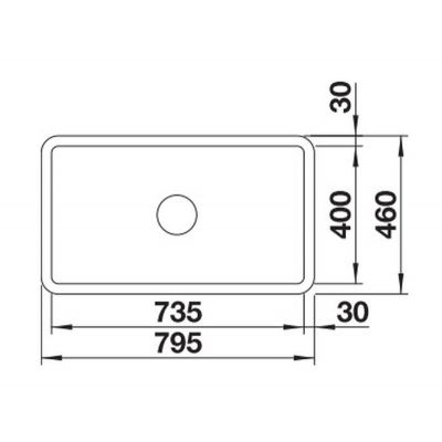 Zlewozmywak ceramiczny 525163 Blanco