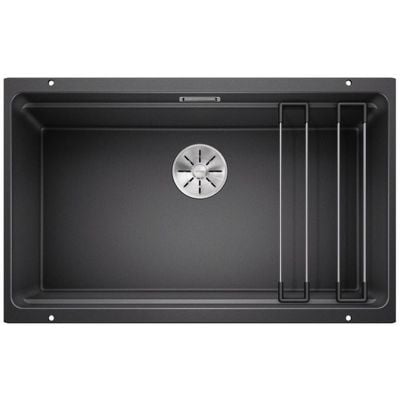 Zlewozmywak granitowy 73x46 cm antracyt 525167 Blanco Etagon 700-U