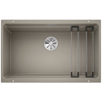 Zlewozmywak granitowy 73x46 cm brązowy 525174 Blanco Etagon 700-U