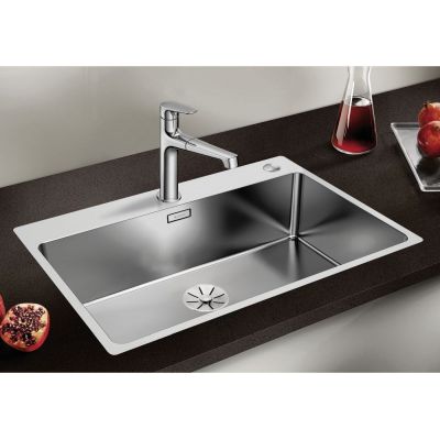 Zlewozmywak stalowy 74x50 cm 525246 Blanco Andano 700-IF/A