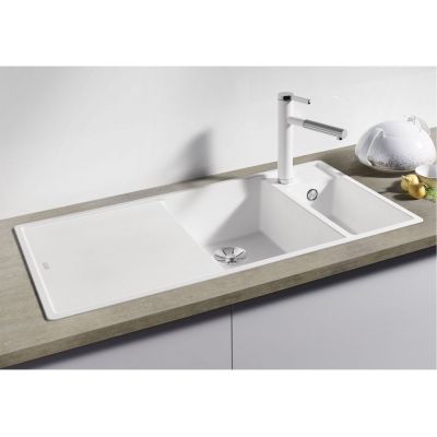 Zlewozmywak granitowy 100x51 cm beżowy 523469 Blanco Axia III 6 S