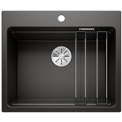 Zlewozmywak granitowy 60x51 cm czarny 525890 Blanco Etagon 6