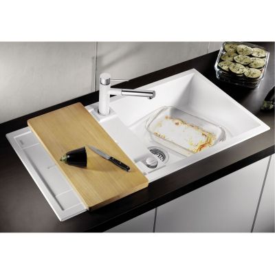 Zlewozmywak granitowy 100x50 cm czarny 525931 Blanco Metra XL 6 S