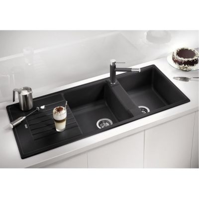 Zlewozmywak granitowy 116x50 cm 526027 Blanco Zia 8 S