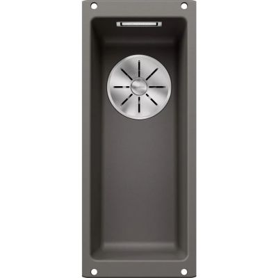 Zlewozmywak granitowy 40x16 cm szary/grafitowy/onyx 526799 Blanco Subline 160-U