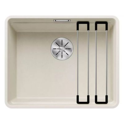 Zlewozmywak granitowy 52x42 cm biały 527074 Blanco Etagon 500-F