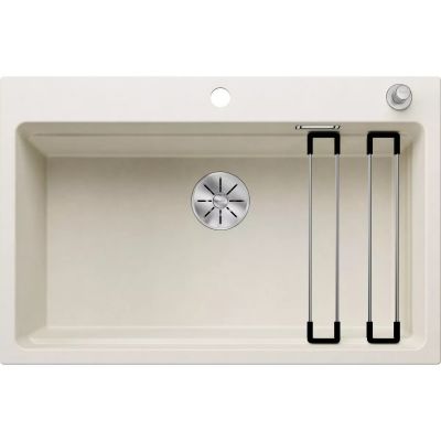 Zlewozmywak granitowy 78x51 cm biały 527080 Blanco Etagon 8