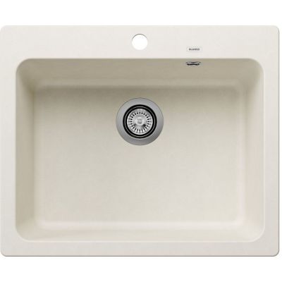 Zlewozmywak granitowy 61.5x51 cm biały 527128 Blanco Naya 6