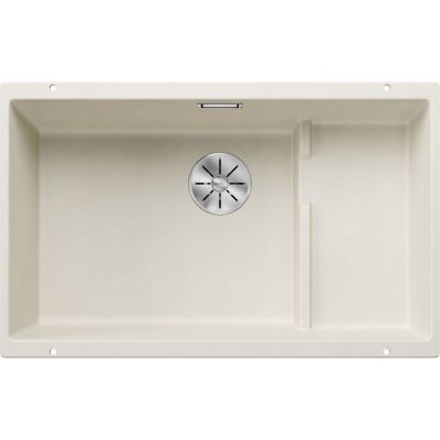 Zlewozmywak granitowy 73x46 cm biały 527171 Blanco Subline 700-U Level