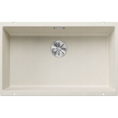 Zlewozmywak granitowy 70x40 cm biały 527173 Blanco Subline 700-U Level