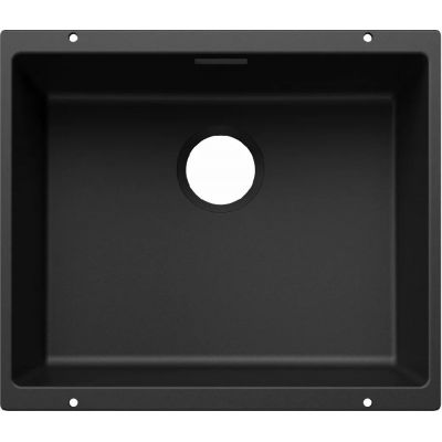 Zlewozmywak granitowy 50x40 cm czarny 527794 Blanco Subline 500-U