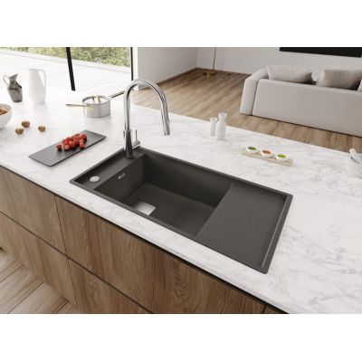 Zlewozmywak granitowy 87.7x49.5 cm antracyt 1140716334 Franke Fresno