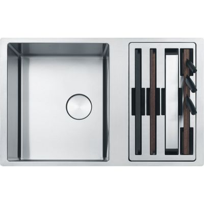 Zlewozmywak stalowy 76x48 cm stal 1220617527 Franke Box