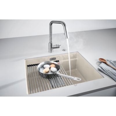 Zlewozmywak granitowy 52x42 cm beżowy-brązowy 1250528609 Franke Kanon