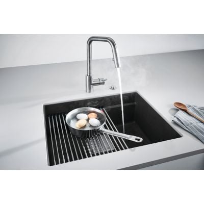 Zlewozmywak granitowy 52x42 cm szary/grafitowy/onyx 1250528612 Franke Kanon