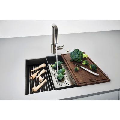 Zlewozmywak granitowy 52x42 cm szary/grafitowy/onyx 1250528612 Franke Kanon