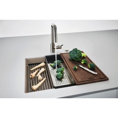 Zlewozmywak granitowy 52x42 cm brązowy 1250528613 Franke Kanon