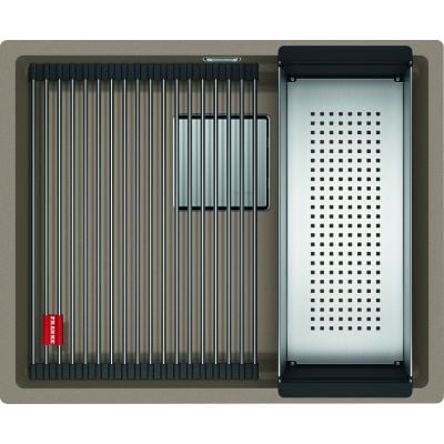 Zlewozmywak granitowy 52x42 cm brązowy 1250528613 Franke Kanon