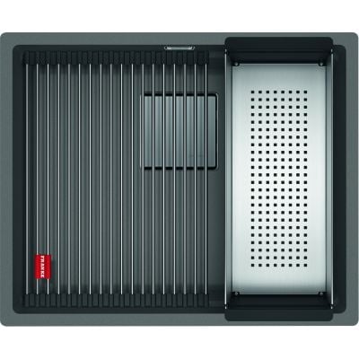 Zlewozmywak granitowy 52x42 cm szary/grafitowy/onyx 1250528615 Franke Kanon