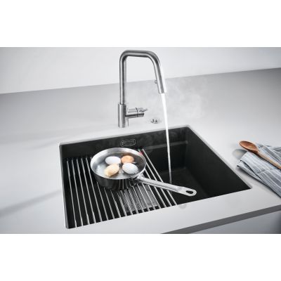 Zlewozmywak granitowy 52x42 cm czarny 1250633002 Franke Kanon