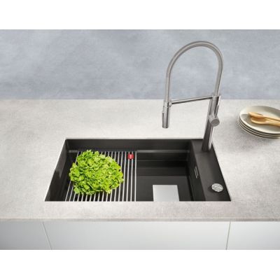 Zlewozmywak granitowy 76x46 cm szary/grafitowy/onyx 1250716372 Franke Kanon