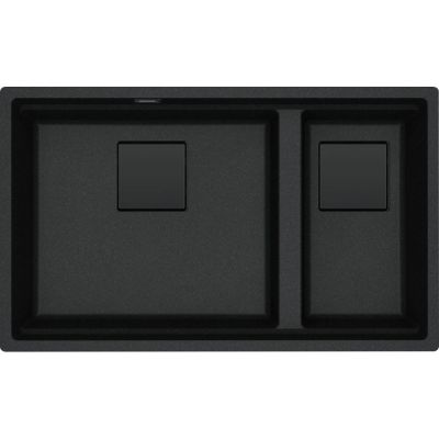 Zlewozmywak granitowy 76x46 cm szary/grafitowy/onyx 1250740836 Franke Kanon