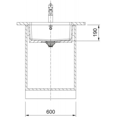 Zlewozmywak ceramiczny 50.5x40 cm 1260738292 Franke KubusX