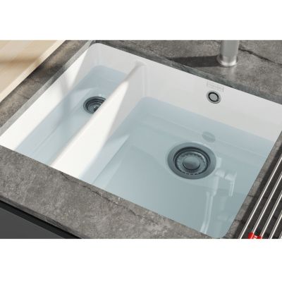 Zlewozmywak ceramiczny 49x40 cm biały 1260738298 Franke KubusX