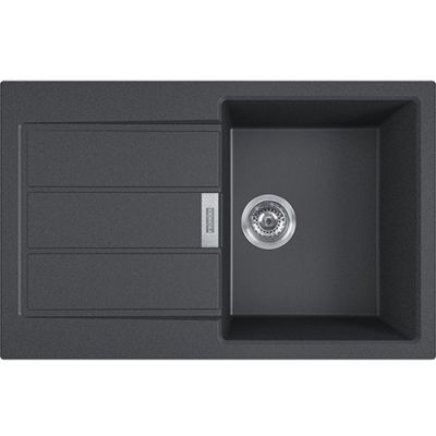 Zlewozmywak Tectonite 78x50 cm szary/grafitowy/onyx 1430612629 Franke Sirius 2.0