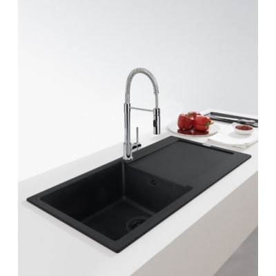 Zlewozmywak granitowy 97x50 cm czarny 1140693519 Franke Maris