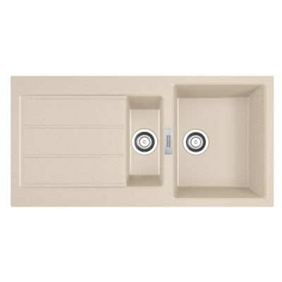 Zlewozmywak Tectonite 100x50 cm beżowy 1430671693 Franke Sirius 2.0