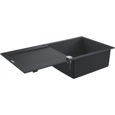Zlewozmywak granitowy 100x50 cm czarny 31645AP0 Grohe K500