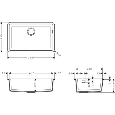 Zestaw Hansgrohe 43432380, 72809800