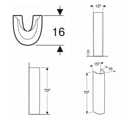 Postument 77001000 Koło Idol