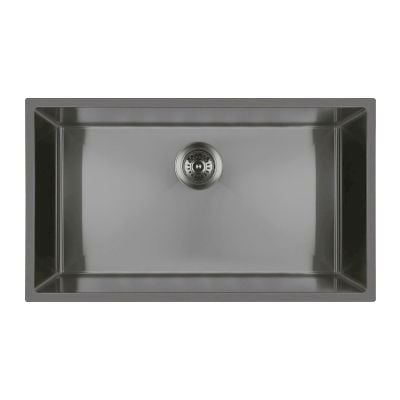Zlewozmywak stalowy 76x44 cm czarny 71102300 Oltens Stalvask