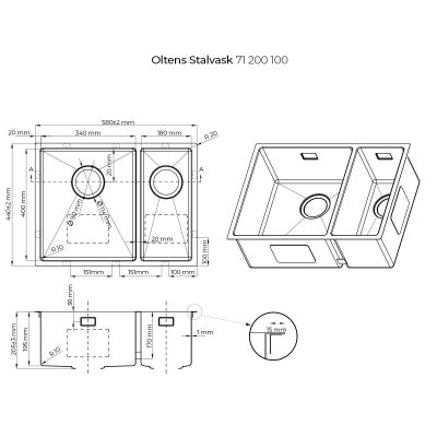 Zestaw Oltens 35207300, 71200100