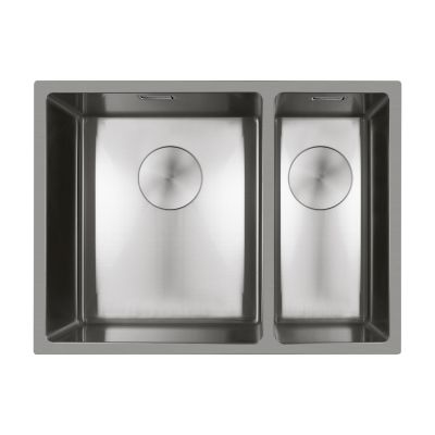 Zlewozmywak stalowy 54x44 cm stal 71201100 Oltens Hydda