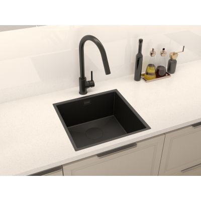 Bateria kuchenna stojąca czarny mat 35204300 Oltens Litla