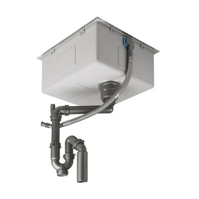 Zlewozmywak stalowy 54x44 cm stal 71201100 Oltens Hydda