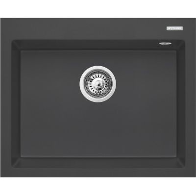 Zlewozmywak granitowy 61x50 cm czarny 070045012 Pyramis Istros