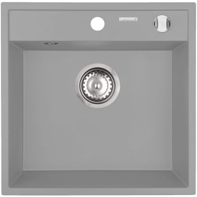 Zlewozmywak granitowy 40x40 cm szary/grafitowy/onyx 070058101 Pyramis Camea