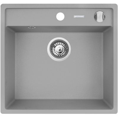 Zlewozmywak granitowy 53x50 cm szary/grafitowy/onyx 070058401 Pyramis Camea