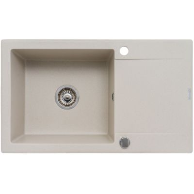 Zlewozmywak granitowy 78x46 cm beżowy 070061001 Pyramis Korfu